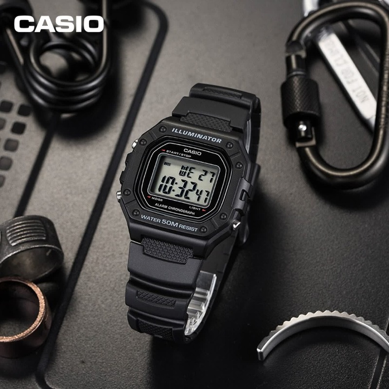 Vintage Collectible Watches - Оригинальные цифровые спортивные часы Casio W-218H-1A