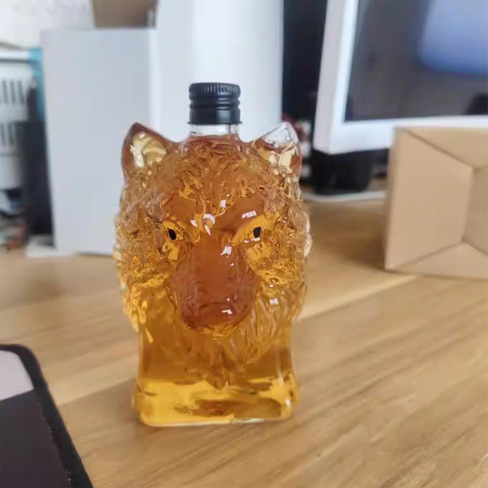 Бутылка для виски в форме волк – обзор и цена Collectible Vintage Wine